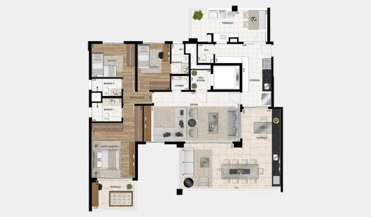 Imagem Apartamento com 3 Quartos à Venda, 172 m² em Indianópolis - São Paulo