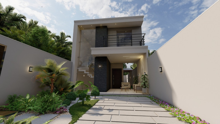 Imagem Casa com 3 Quartos à Venda, 117 m² em Luzardo Viana - Maracanaú Imagem Casa com 3 Quartos à Venda, 117 m² em Luzardo Viana - Maracanaú