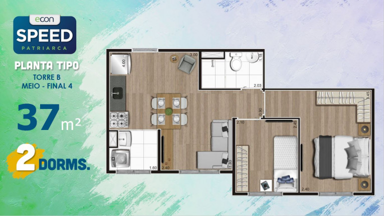 Imagem Apartamento com 2 Quartos à Venda, 35 m² em Cidade Patriarca - São Paulo