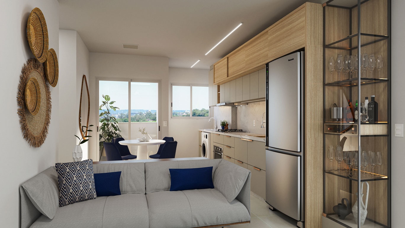 Imagem Apartamento com 2 Quartos à Venda, 54 m² em Linha Batista - Criciúma Imagem Apartamento com 2 Quartos à Venda, 54 m² em Linha Batista - Criciúma