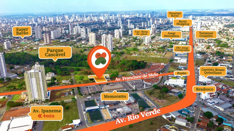 Imagem Apartamento com 3 Quartos à Venda, 61 m² em Vila Rosa - Goiânia Imagem Apartamento com 3 Quartos à Venda, 61 m² em Vila Rosa - Goiânia