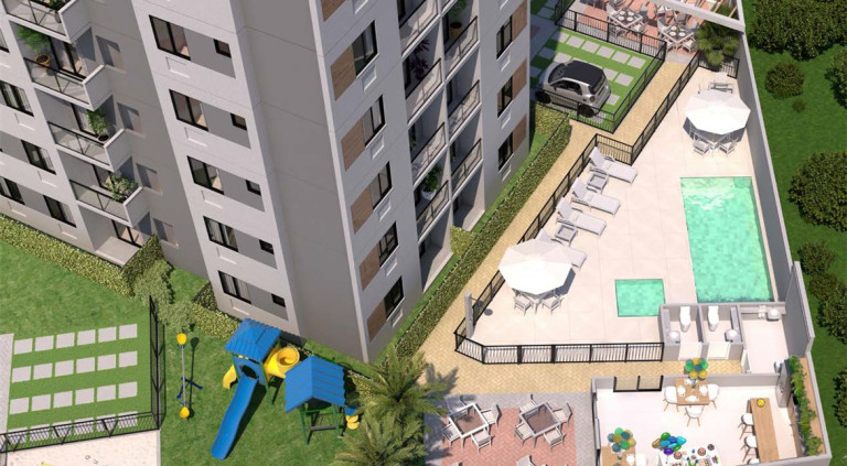 Apartamento com 2 Quartos à Venda, 42 m² em Vila Kosmos - Rio de Janeiro