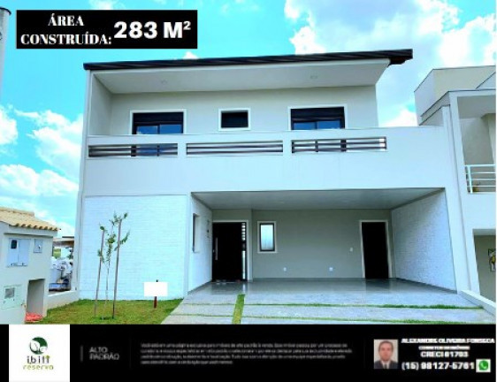 Casa de Condomínio com 3 Quartos à Venda, 283 m² em Parque Ibiti Reserva - Sorocaba