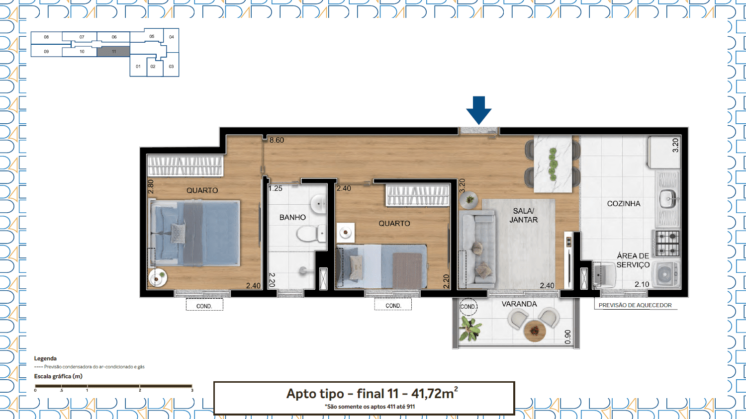 Imagem Apartamento com 2 Quartos à Venda, 45 m² em Todos os Santos - Rio de Janeiro