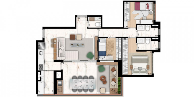 Imagem Apartamento com 3 Quartos à Venda, 107 m² em Vila Anglo Brasileira - São Paulo Imagem Apartamento com 3 Quartos à Venda, 107 m² em Vila Anglo Brasileira - São Paulo