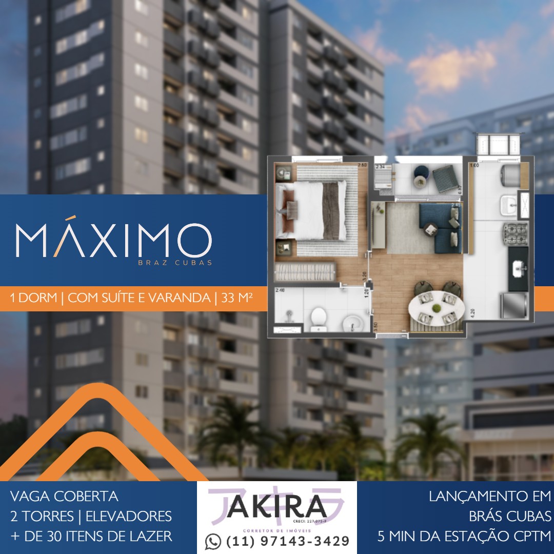 Imagem Apartamento com 1 Quarto à Venda, 33 m² em Vila Brasileira - Mogi das Cruzes Imagem Apartamento com 1 Quarto à Venda, 33 m² em Vila Brasileira - Mogi das Cruzes