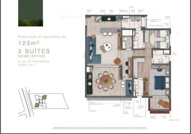 Imagem Apartamento com 3 Quartos à Venda, 123 m² em Vila Sofia - São Paulo