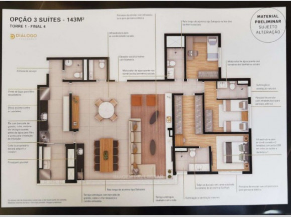 Imagem Apartamento com 4 Quartos à Venda, 144 m² em Parque São Jorge - São Paulo