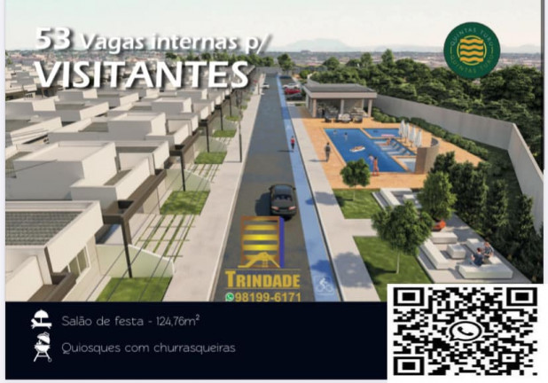 Imagem Casa de Condomínio com 3 Quartos à Venda, 152 m² em Turu - São Luís