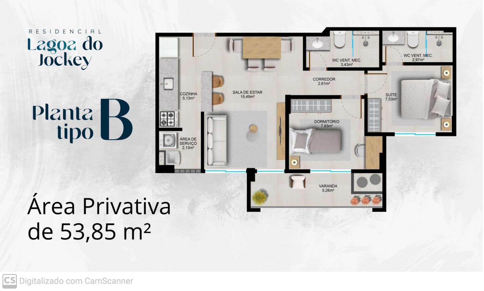 Imagem Apartamento com 2 Quartos à Venda, 53 m²em Centro - Lauro de Freitas