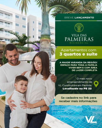 Apartamento com 3 Quartos à Venda,  em Maranguape II - Paulista