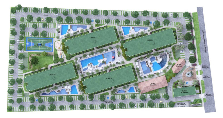 Imagem Apartamento com 2 Quartos à Venda, 62 m² em Praia de Muro Alto - Ipojuca