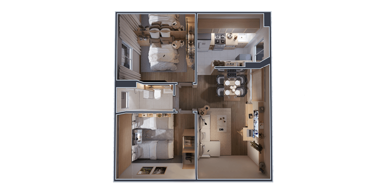 Imagem Apartamento com 2 Quartos à Venda, 44 m² em Inhoaíba - Rio de Janeiro