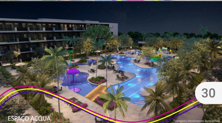Apartamento com 2 Quartos à Venda,  em Muro Alto - Ipojuca