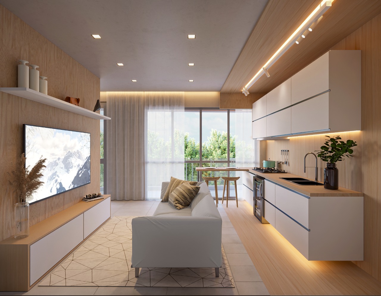 Imagem Apartamento com 1 Quarto à Venda, 28 m² em Centro - Tamandaré