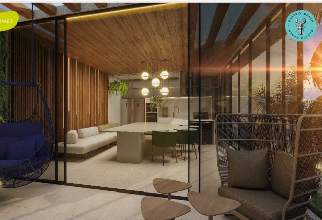 Imagem Flat com 1 Quarto à Venda, 31 m² em Muro Alto - Ipojuca