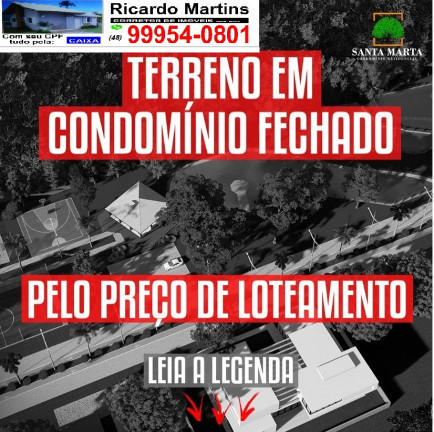 Imagem Terreno em Condomínio à Venda, em Demboski - Içara Imagem Terreno em Condomínio à Venda, em Demboski - Içara