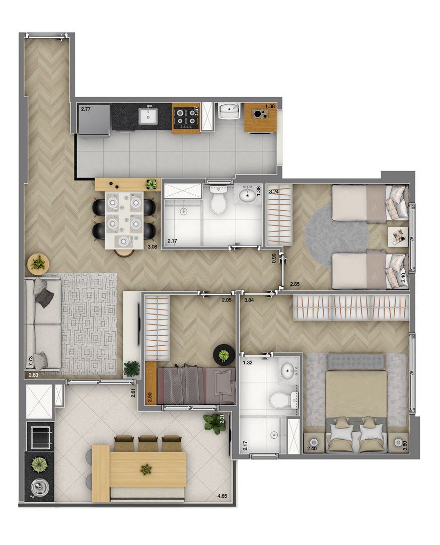 Imagem Apartamento com 2 Quartos à Venda, 56 m²em Vila Andrade - São Paulo Imagem Apartamento com 2 Quartos à Venda, 56 m²em Vila Andrade - São Paulo