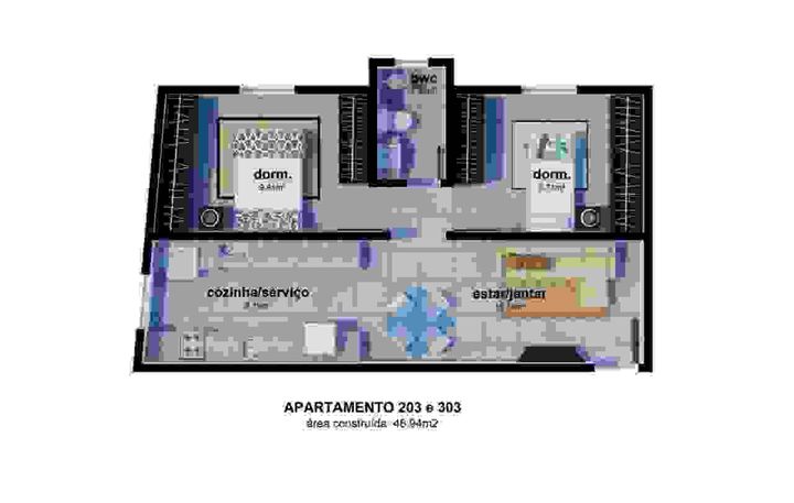 Imagem Apartamento com 2 Quartos à Venda, 45 m² em Ingleses Do Rio Vermelho - Florianópolis