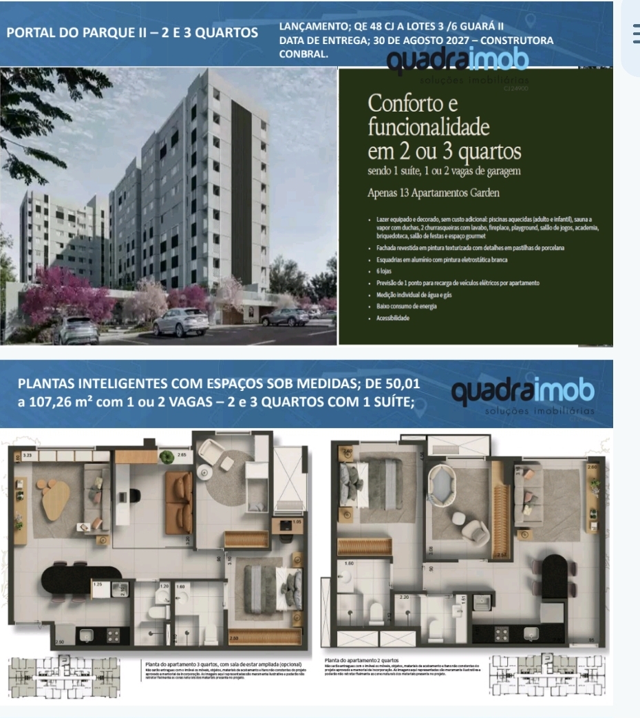 Imagem Apartamento com 1 Quarto à Venda, 30 m²em Sul (Águas Claras) - Brasília