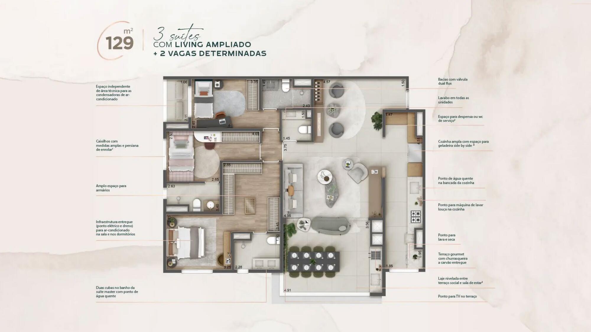 Imagem Apartamento com 4 Quartos à Venda, 128 m²em Vila Paulicéia - São Paulo