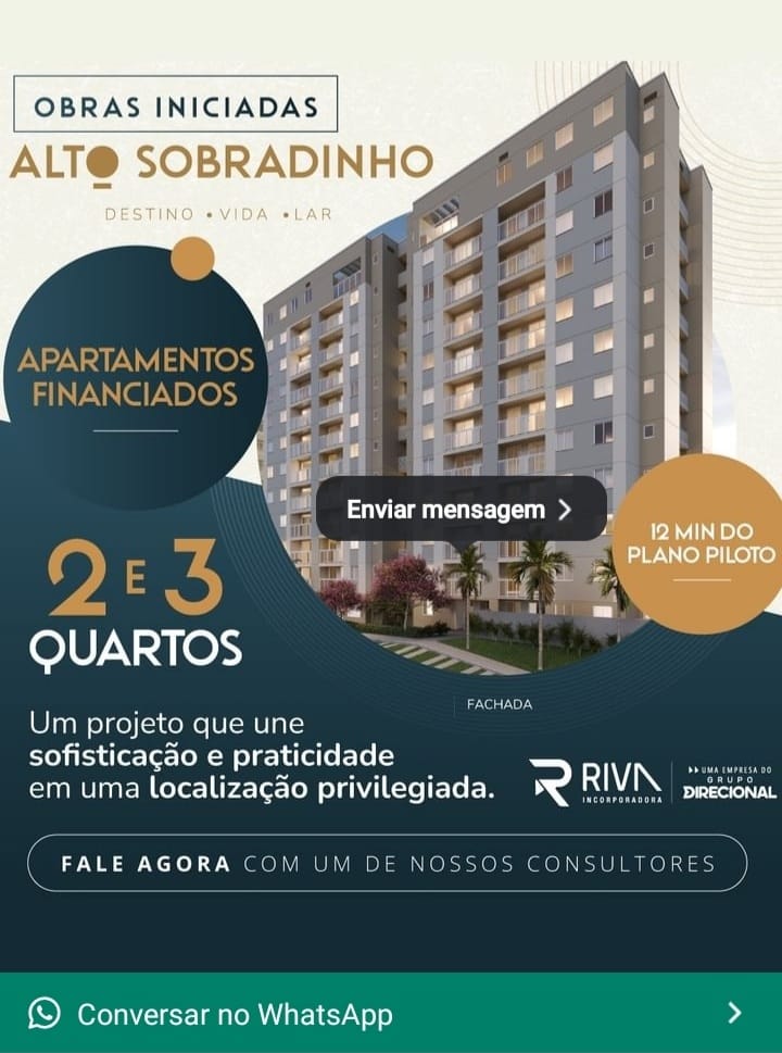 Imagem Apartamento com 3 Quartos à Venda, 72 m²em Sobradinho - Brasília