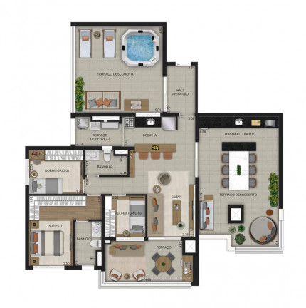 Imagem Apartamento com 3 Quartos à Venda, 50 m² em Santo Amaro - São Paulo Imagem Apartamento com 3 Quartos à Venda, 50 m² em Santo Amaro - São Paulo