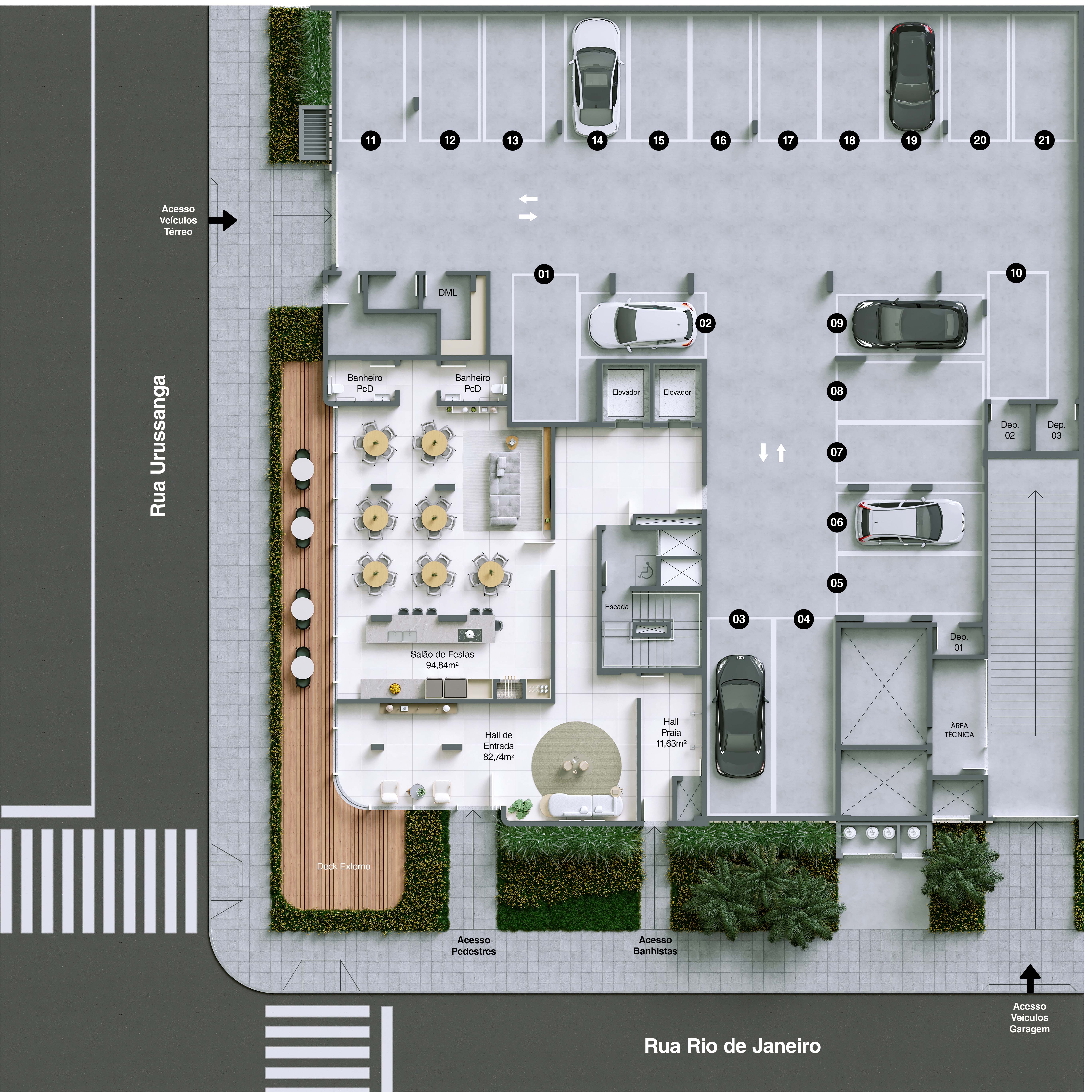 Imagem Apartamento com 3 Quartos à Venda, 101 m² em Centro - Balneário Rincão