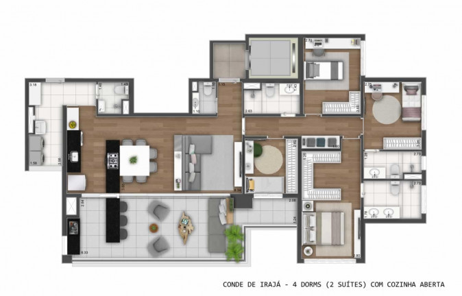 Imagem Apartamento com 4 Quartos à Venda, 155 m² em Vila Mariana - São Paulo Imagem Apartamento com 4 Quartos à Venda, 155 m² em Vila Mariana - São Paulo