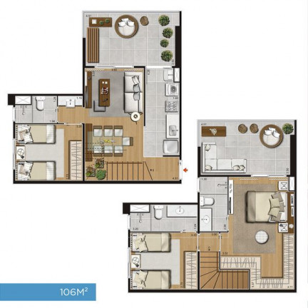 Imagem Apartamento com 2 Quartos à Venda, 87 m² em José Menino - Santos