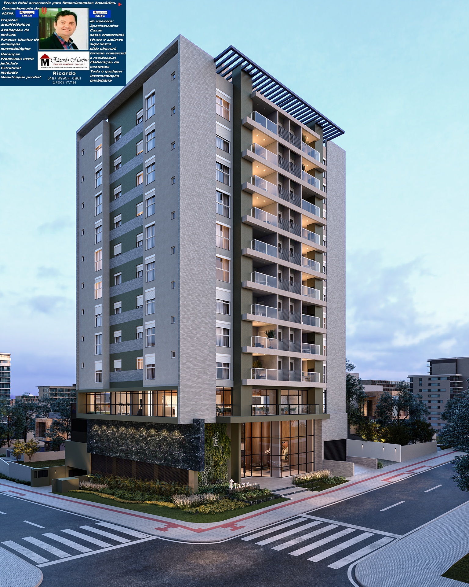 Apartamento com 3 Quartos à Venda, 101 m²em Centro - Criciúma