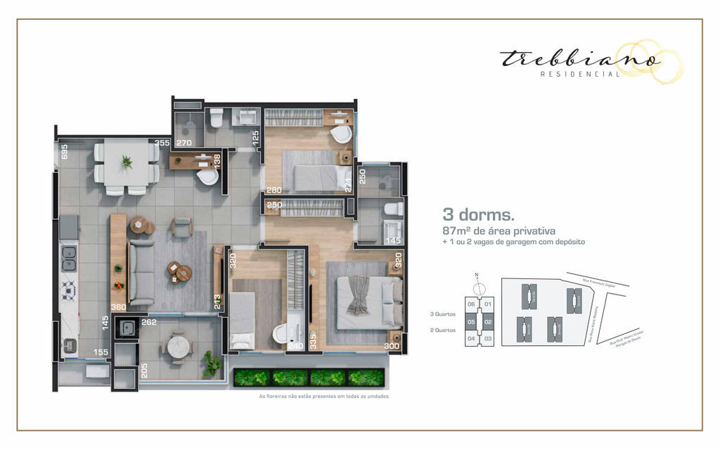 Imagem Apartamento com 3 Quartos à Venda, 87 m² em Mossunguê - CURITIBA