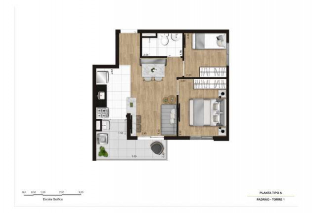 Imagem Apartamento com 2 Quartos à Venda, em Parque Maria Helena - São Paulo Imagem Apartamento com 2 Quartos à Venda, em Parque Maria Helena - São Paulo