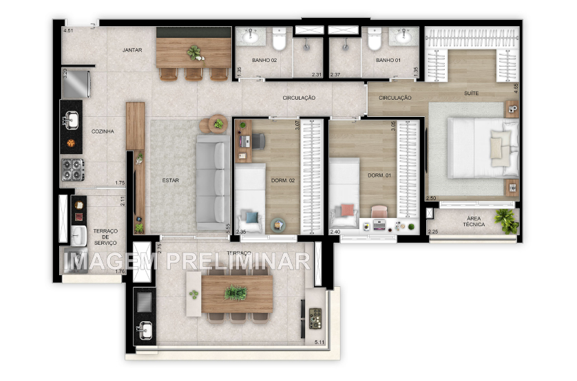 Imagem Apartamento com 3 Quartos à Venda, 24 m²em Tatuapé - São Paulo Imagem Apartamento com 3 Quartos à Venda, 24 m²em Tatuapé - São Paulo