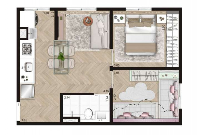 Imagem Apartamento com 2 Quartos à Venda, 40 m² em Jardim Santo Antônio - São Paulo Imagem Apartamento com 2 Quartos à Venda, 40 m² em Jardim Santo Antônio - São Paulo