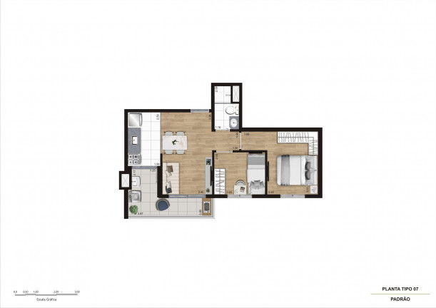Imagem Apartamento com 2 Quartos à Venda, 42 m² em Vila Vermelha - São Paulo