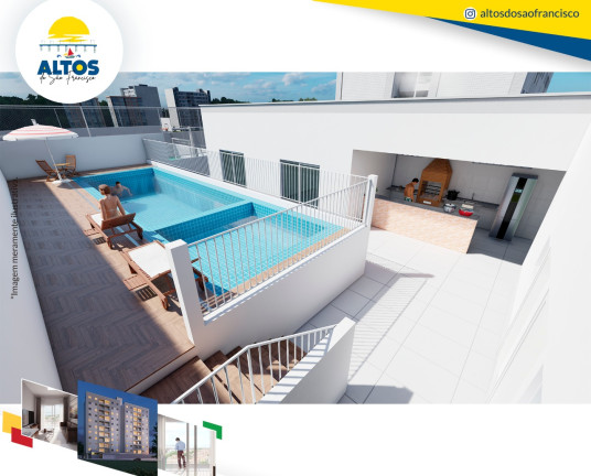 Imagem Apartamento com 3 Quartos à Venda, 67 m² em São Francisco - São Luís