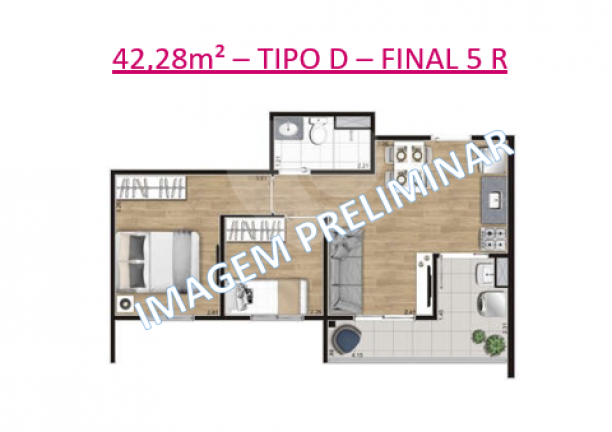 Imagem Apartamento com 2 Quartos à Venda, 43 m² em Belenzinho - São Paulo Imagem Apartamento com 2 Quartos à Venda, 43 m² em Belenzinho - São Paulo
