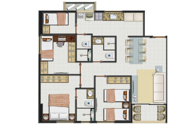 Imagem Apartamento com 3 Quartos à Venda ou Locação, 66 m² em Espinheiro - Recife Imagem Apartamento com 3 Quartos à Venda ou Locação, 66 m² em Espinheiro - Recife
