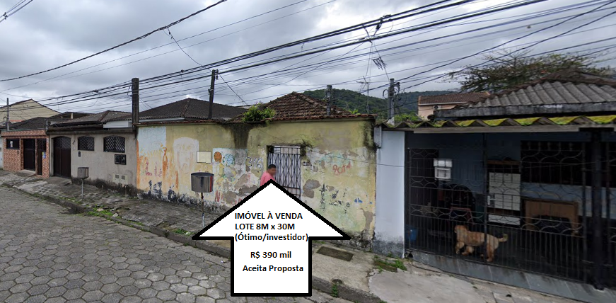 Casa com 2 Quartos à Venda, 54 m² em Vila Nova - Cubatão