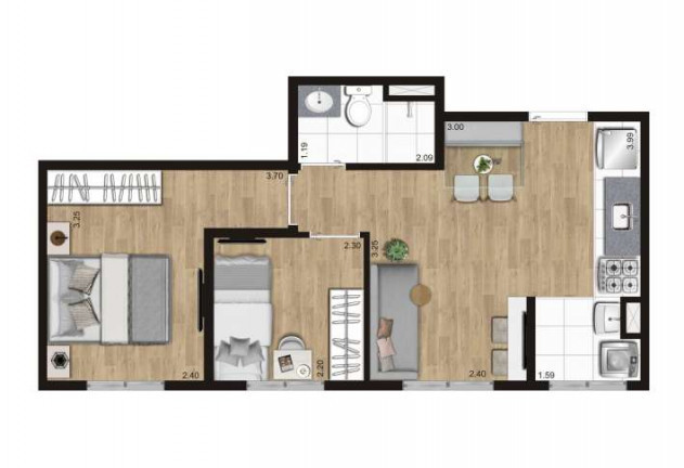 Imagem Apartamento com 2 Quartos à Venda, 37 m² em Vila Campestre - São Paulo Imagem Apartamento com 2 Quartos à Venda, 37 m² em Vila Campestre - São Paulo