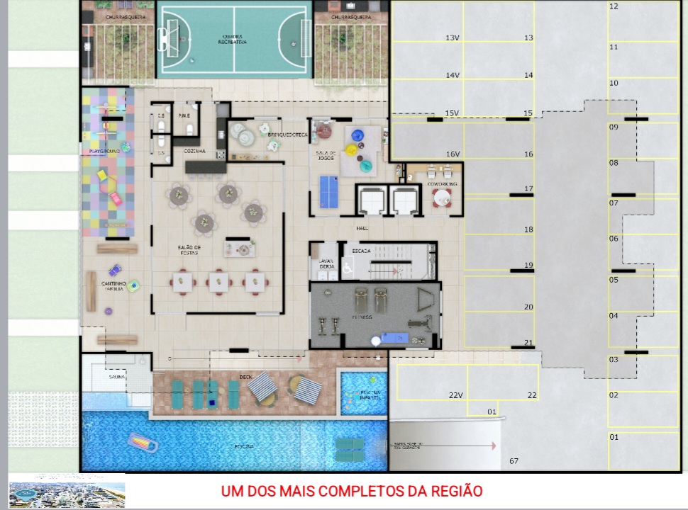 Imagem Apartamento com 3 Quartos à Venda, 80 m²em Praia de Itaparica - Vila Velha Imagem Apartamento com 3 Quartos à Venda, 80 m²em Praia de Itaparica - Vila Velha