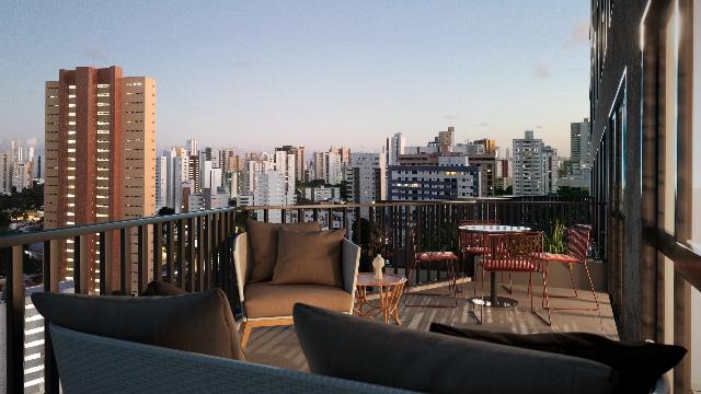 Imagem Apartamento com 1 Quarto à Venda, 20 m²em Encruzilhada - Recife