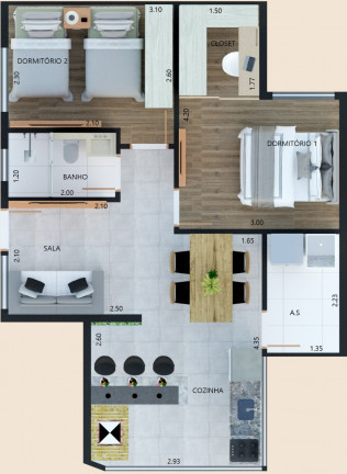 Imagem Apartamento com 2 Quartos à Venda,  em Jardim Norma - São Paulo