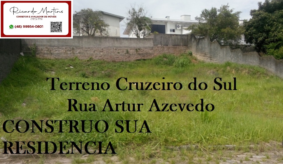 Imagem Terreno à Venda, 455 m²em Cruzeiro do Sul - Criciúma Imagem Terreno à Venda, 455 m²em Cruzeiro do Sul - Criciúma