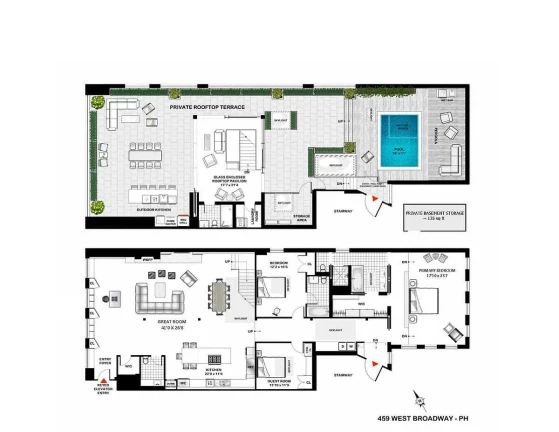 Imagem Cobertura com 3 Quartos à Venda ou Locação, 357 m²em Alphaville Residencial Um - Barueri
