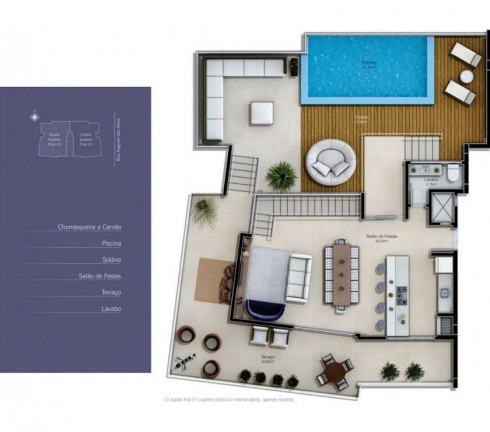 Imagem Apartamento com 3 Quartos à Venda, 318 m² em Pio Corrêa - Criciúma