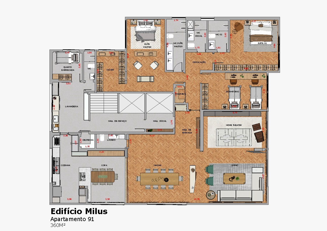 Imagem Apartamento com 3 Quartos à Venda, 360 m²em Bela Vista - São Paulo