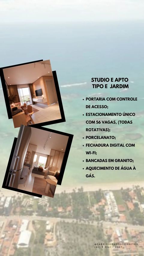 Imagem Studio à Venda, 29 m²em Praia de Peroba - Maragogi Imagem Studio à Venda, 29 m²em Praia de Peroba - Maragogi