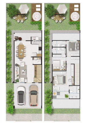 Sobrado com 3 Quartos à Venda, 143 m²em Cardoso Continuação - Aparecida de Goiânia